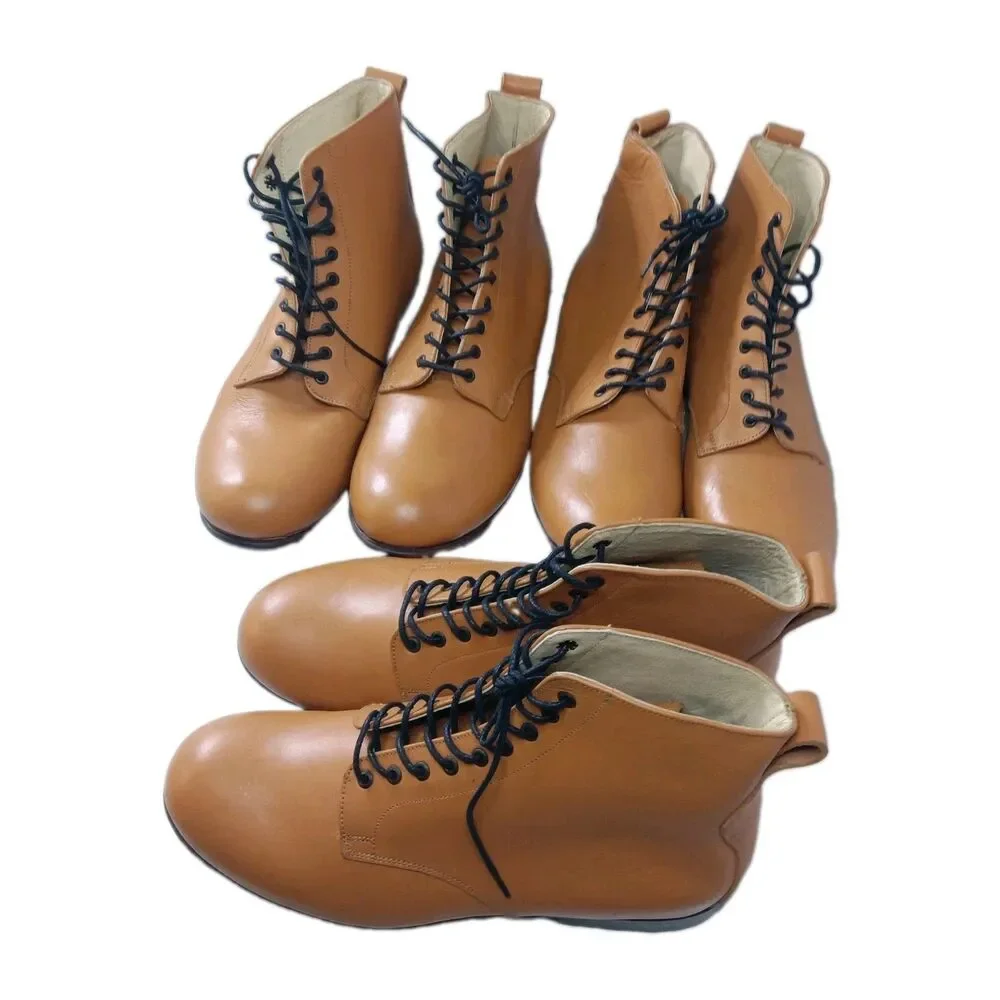 Javier Handmade  Men's Boots Lot Of 3 Sizes 8 & 9 British Tan